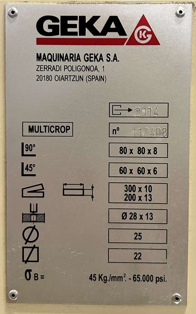 Pre-owned GEKA Multicrop steelworker YOM 2014 - Image 4