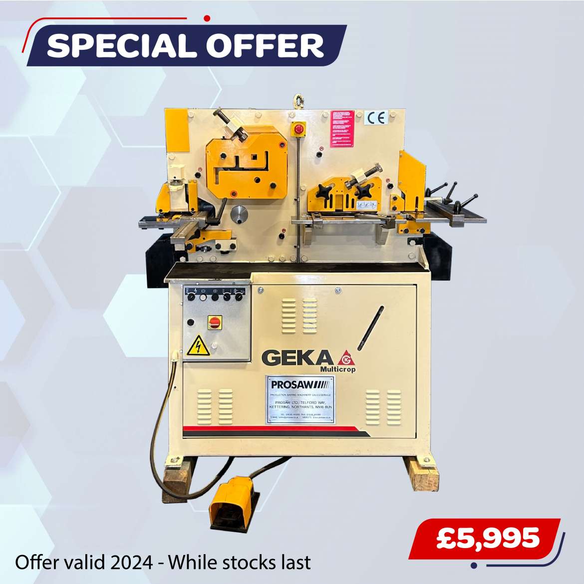 Pre-owned GEKA Multicrop steelworker YOM 2014